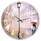 Designart Love in Paris V French Country Wall Clock